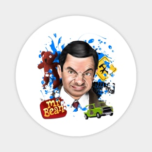 Mr Bean Artwork Magnet